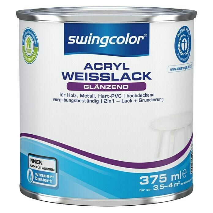 White lacquer acrylic