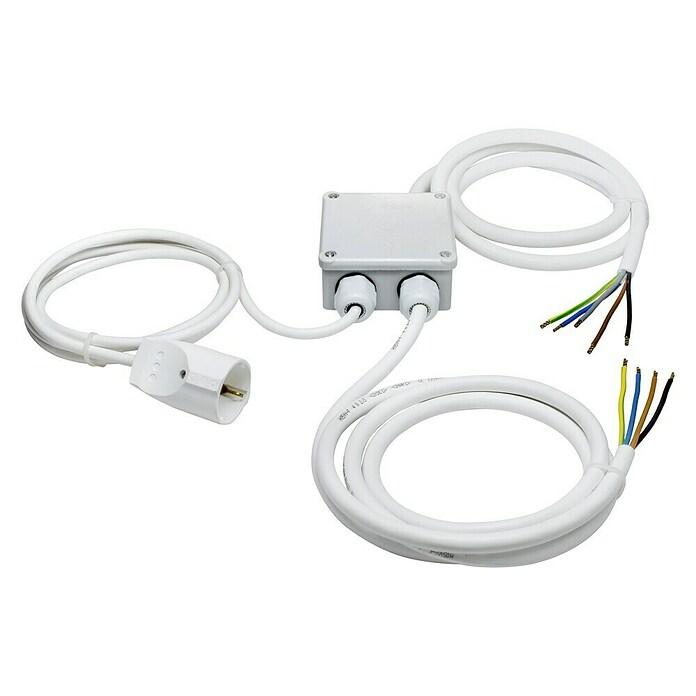 Kitchen connection distributor connection box with extension cable