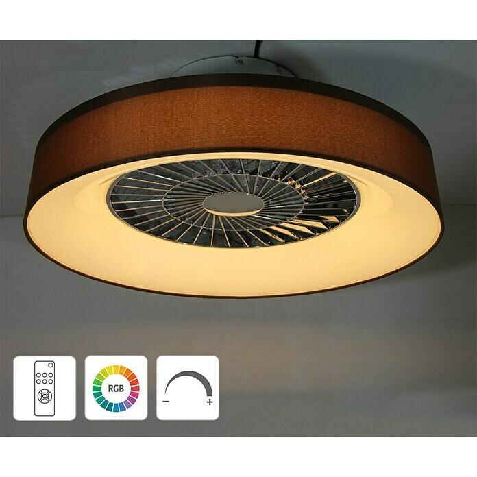 Ceiling fan with LED lighting