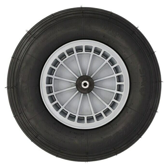 Wheelbarrow spare wheel