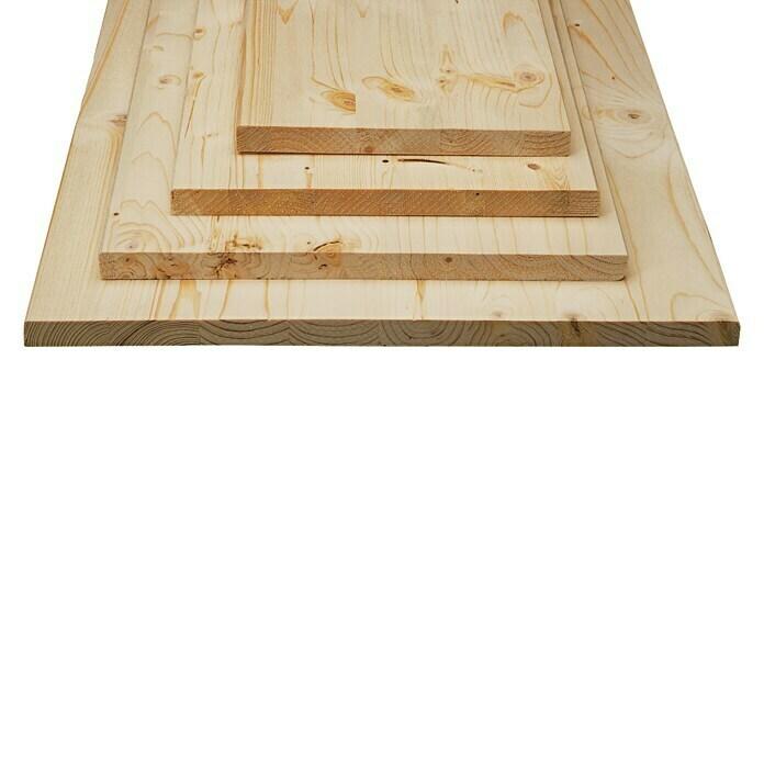 Glued wood panel natural growth