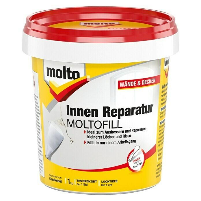 Finished filler repair Moltofill