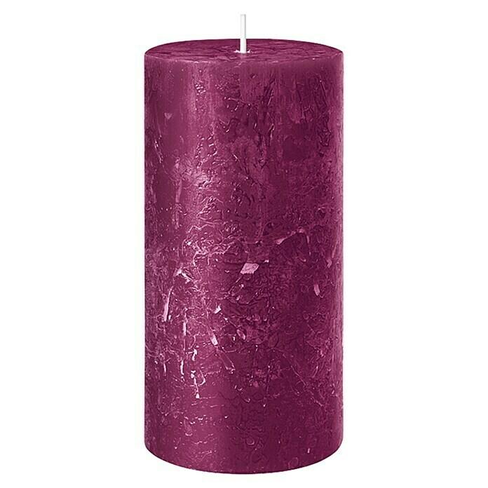 Rustic Safe pillar candle